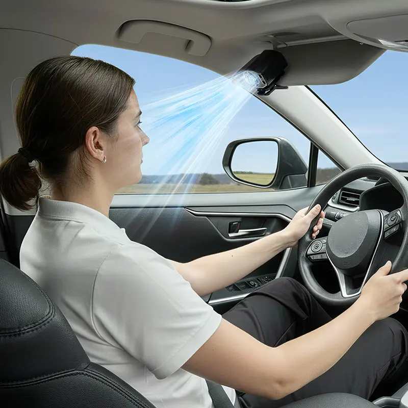 Coolioz 360 clip-on fan hero